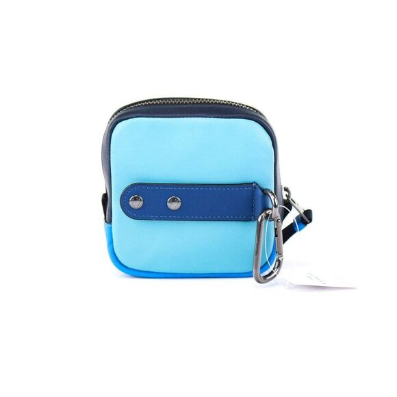 NEW Coach PATCH Square Orangizer Card Pouch BLUE - Picture 5 of 7